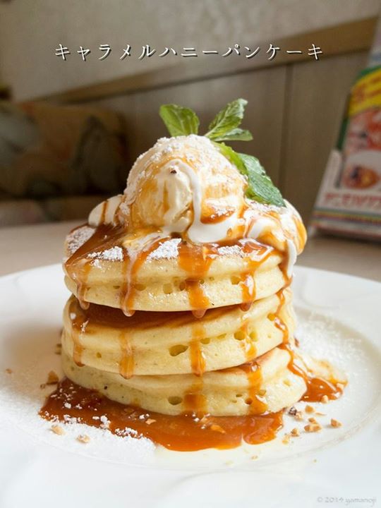 デニーズ（Denny’s）&nbsp;パンケーキ&nbsp;キャラメルハニーのパンケーキ