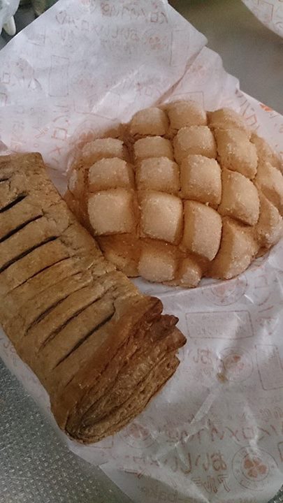 アルテリアベーカリー パン,パイ メロンパン&板チョコパイ
