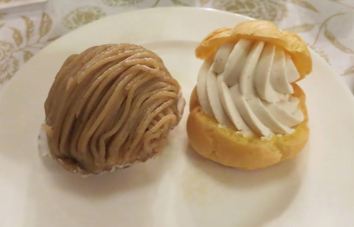 栗の木テラス(クリノキテラス) ケーキ・タルト,シュークリーム モンブランとマロンシュークリーム