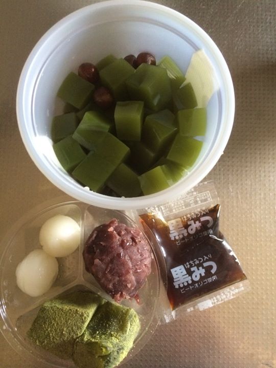 お茶元みはら胡蝶庵(コチョウアン) あんみつ,プリン,お団子 もちもち抹茶あんみつ、濃厚抹茶ぷりん、みたらしだんご