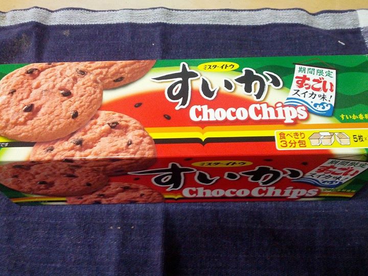 スーパー・コンビニ・その他&nbsp;お菓子&nbsp;ミスターイトウ すいか チョコチップス