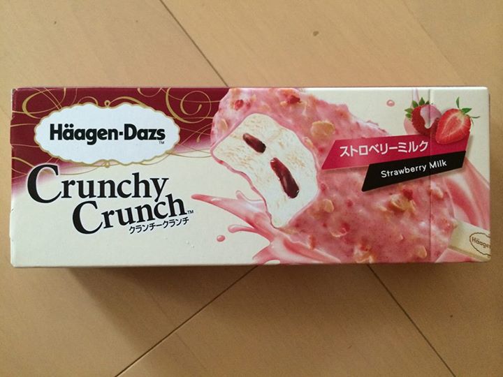 ツルヤ(スーパーマーケット TSURUYA) アイス・ジェラート ハーゲンダッツ クランチークランチ ストロベリーミルク