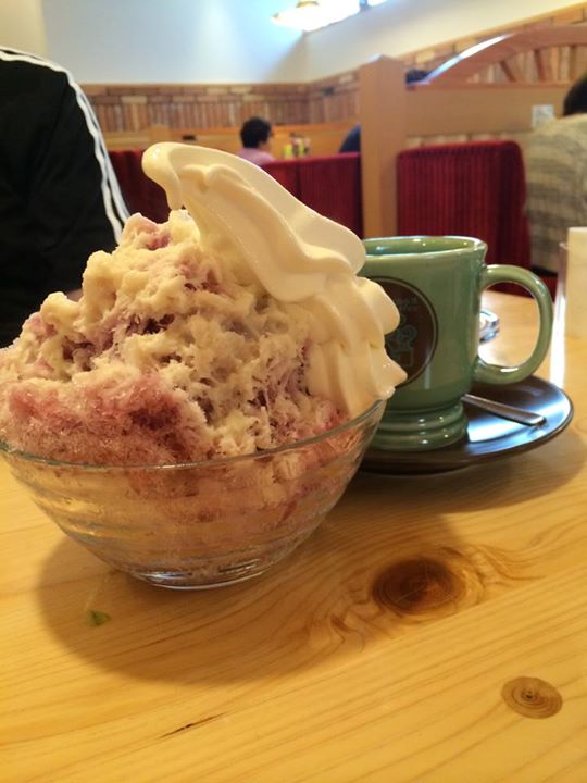 コメダ珈琲店(コメダコーヒーテン) かき氷・フラッペ ミニぶどう練乳ソフト