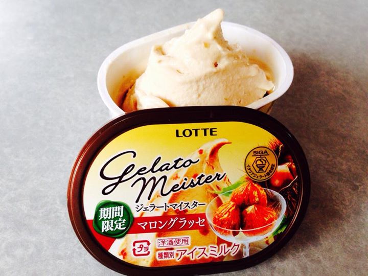 スーパー・コンビニ・その他 アイス・ジェラート LOTTE ジェラートマイスター マロングラッセ