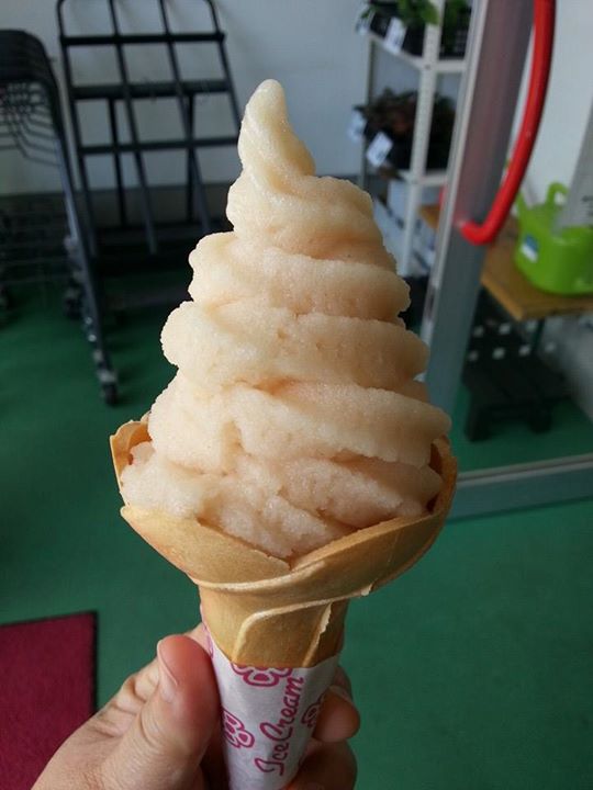 たまごの駅&nbsp;アイス・ジェラート&nbsp;白桃のシャーベット