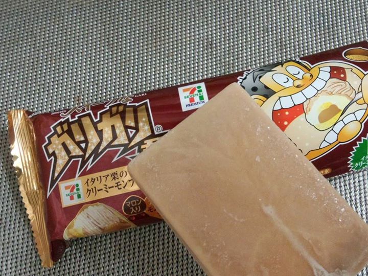 セブンイレブン&nbsp;アイス・ジェラート&nbsp;スイーツなガリガリ君 イタリア栗のクリーミーモンブラン味