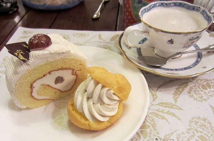 栗の木テラス(クリノキテラス) ケーキ・タルト,シュークリーム 栗ロール、シュークリーム