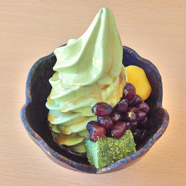 お茶元みはら胡蝶庵（コチョウアン）&nbsp;アイス・ジェラート&nbsp;抹茶黒蜜ソフト