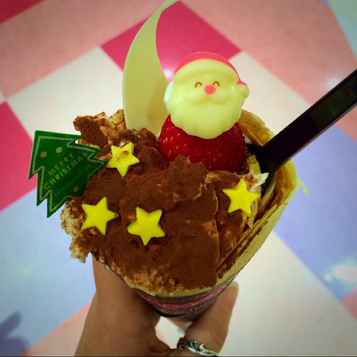 クレープリー・アンジェリーナ&nbsp;クレープ&nbsp;クリスマス限定（ティラミス）
