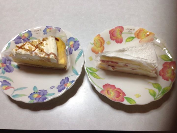 かっぱ寿し&nbsp;ケーキ・タルト&nbsp;テイクアウトのケーキ2種