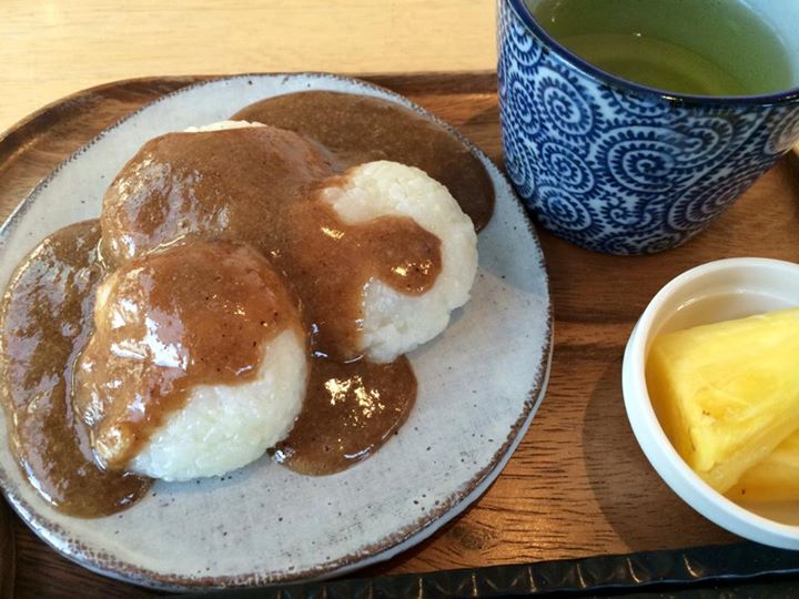 SOBA×CAFE EN(ソバ カフェ エン) おはぎ 胡桃おはぎ