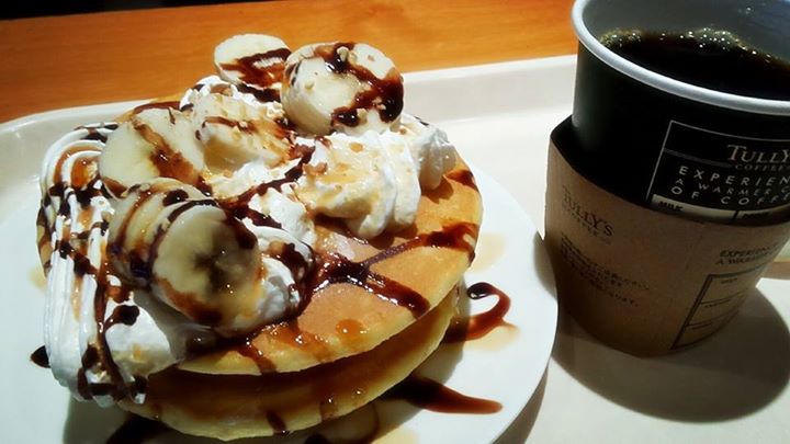 Tully's Coffee（タリーズコーヒー）&nbsp;パンケーキ&nbsp;メープルチョコwithフレッシュバナナ