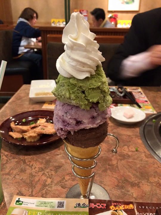 焼肉のバーンズ&nbsp;アイス・ジェラート&nbsp;チョコアイス、ソフトクリームなどアイス盛り放題
