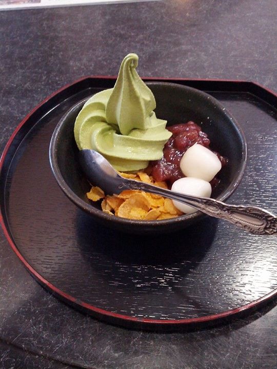 りんごの湯（リンゴノユ）&nbsp;ぜんざい&nbsp;
抹茶ぜんざい