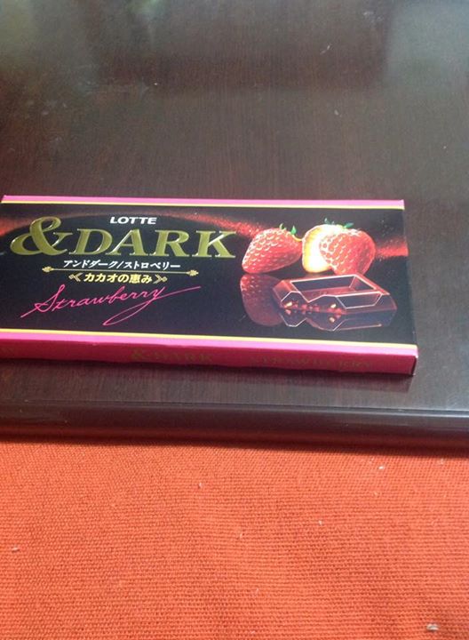 スーパー・コンビニ・その他 チョコレート ロッテ &DARK アンドダーク ストロベリー