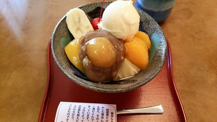 竹風堂（チクフウドウ）&nbsp;あんみつ&nbsp;クリーム栗あんみつ