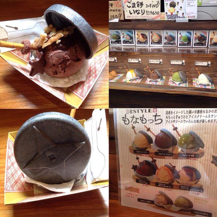 チビッ子忍者村 善光寺大門店&nbsp;最中,ポップコーン,ドリンク&nbsp;もなもっち、期間限定ポップタワー