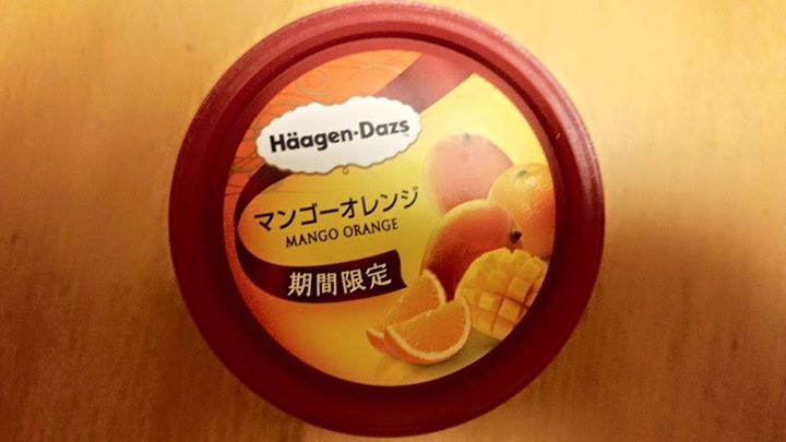 スーパー・コンビニ・その他&nbsp;アイス・ジェラート&nbsp;ハーゲンダッツ マンゴーオレンジ