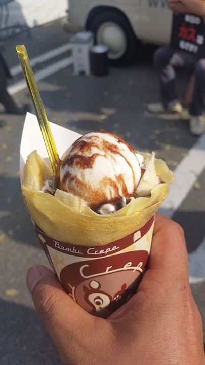 バンビクレープ&nbsp;クレープ&nbsp;チョコアイスバナナクレープ