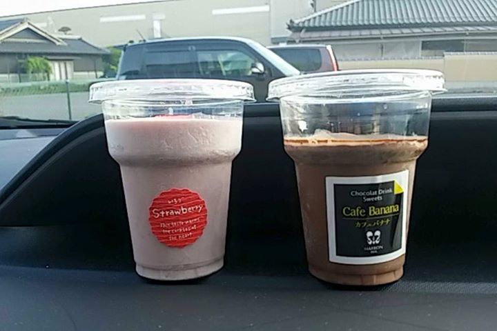 MARRON(マロン) ケーキ・タルト,ドリンク ショコラドリンク(カフェバナナ、いちご)
