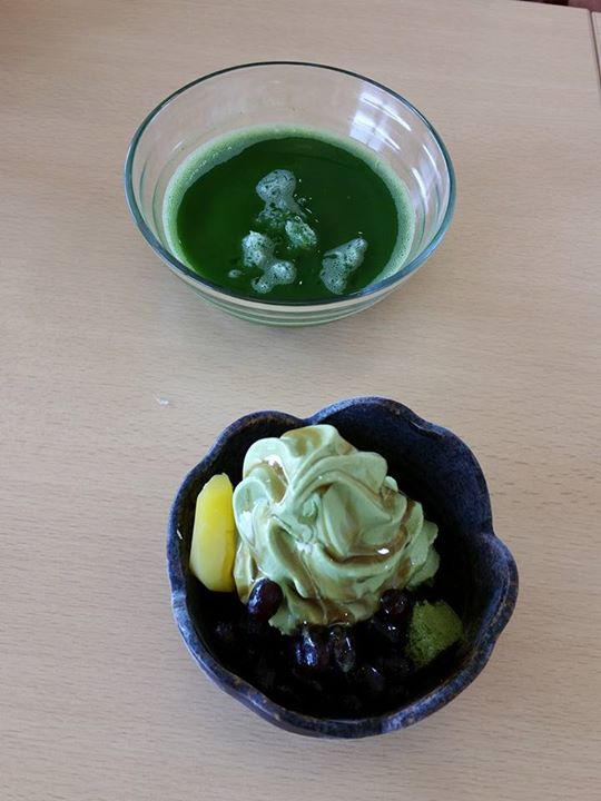 お茶元みはら胡蝶庵（コチョウアン）&nbsp;アイス・ジェラート&nbsp;黒蜜抹茶ソフト