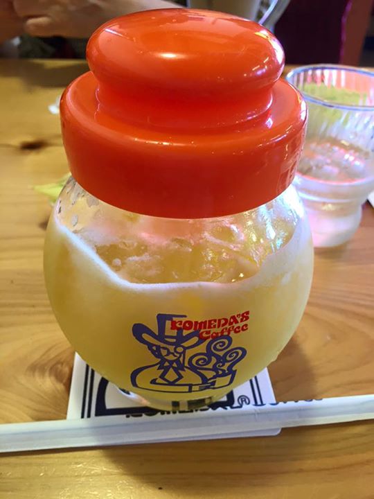 コメダ珈琲店(コメダコーヒーテン) ドリンク クリームオーレ、サマージュース