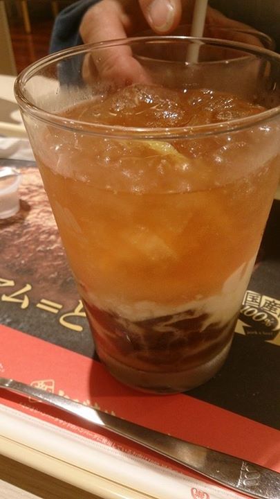 モスバーガー&nbsp;ゼリー・蒟蒻・寒天,ドリンク&nbsp;ティーゼリーティー