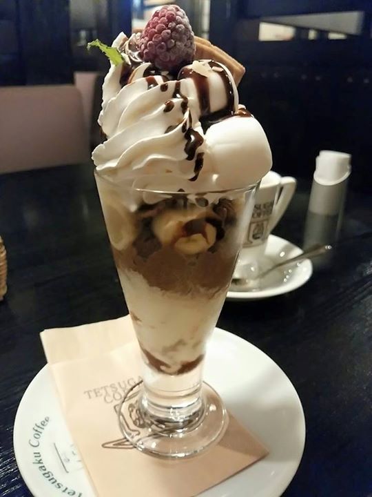 ブレラ珈琲館（コーヒーカン）&nbsp;パフェ・サンデー&nbsp;バナナとマシュマロのパフェ