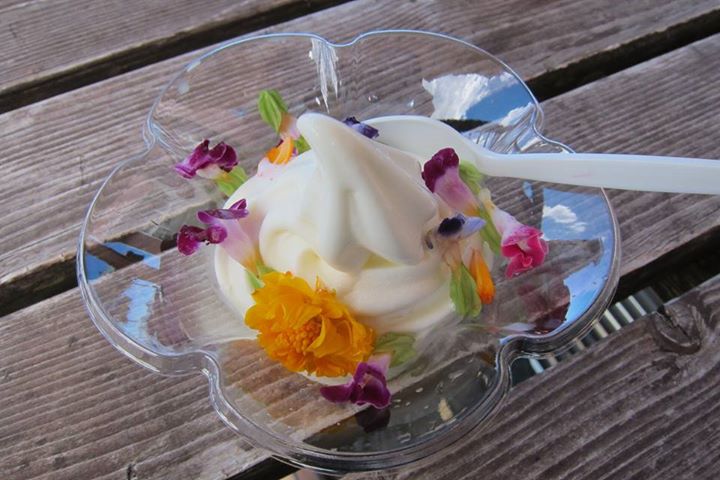 レストラン アルプス 360&nbsp;アイス・ジェラート&nbsp;食べるお花ソフト