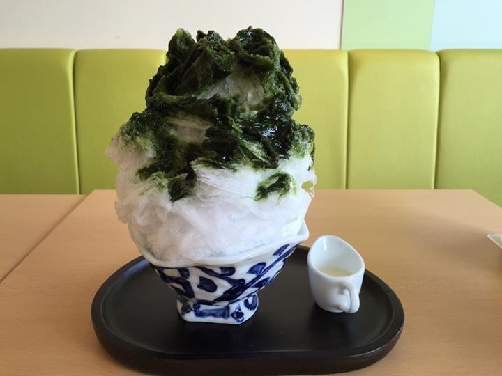 お茶元みはら胡蝶庵（コチョウアン）&nbsp;かき氷・フラッペ&nbsp;抹茶練乳かき氷