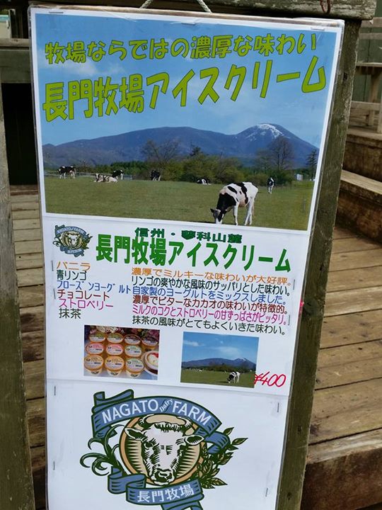 蓼科荘（タテシナソウ）&nbsp;アイス・ジェラート&nbsp;長門牧場アイスクリーム バニラ