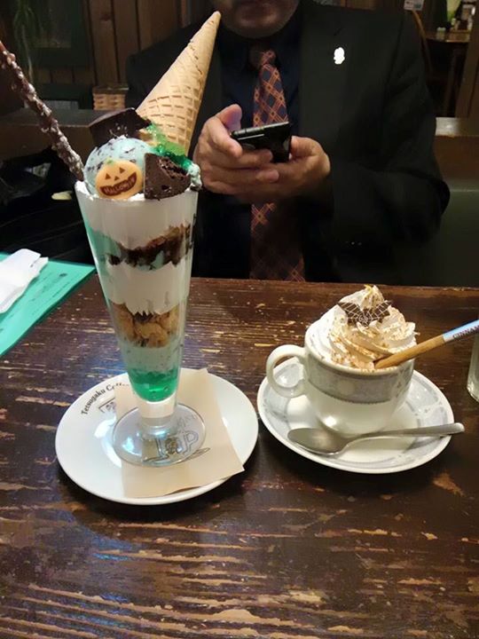 珈琲哲學（コーヒーテツガク）&nbsp;パフェ・サンデー&nbsp;ミントパフェ