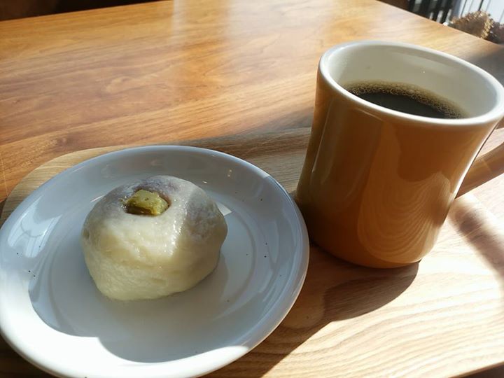 パノラマテラス(飯山駅2階カフェ) ドリンク,その他スイーツ 有機コーヒー・さつまいものおやき