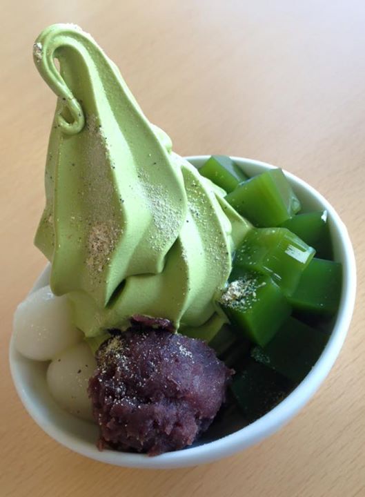 お茶元みはら胡蝶庵（コチョウアン）&nbsp;あんみつ&nbsp;抹茶ソフトあんみつ
