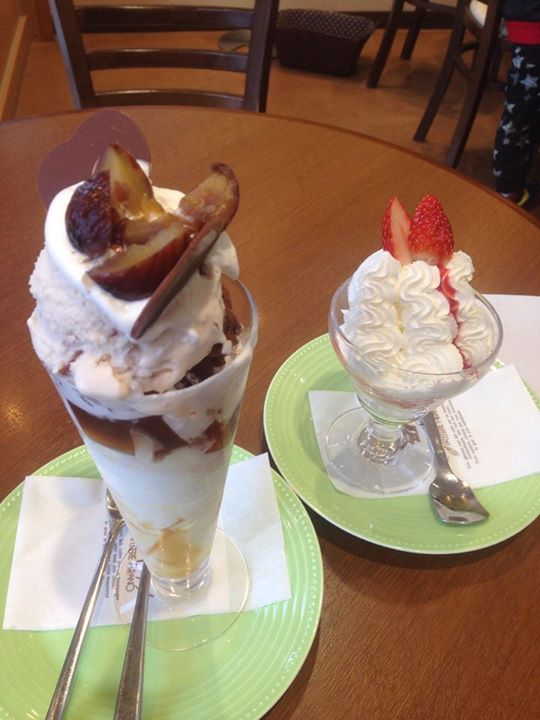 パティスリーヒラノ(cafe HIRANO) その他スイーツ パフェ(栗・いちご)