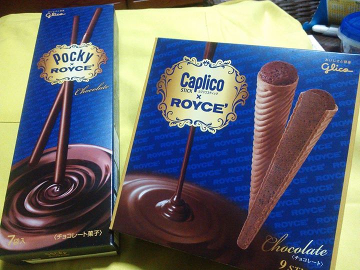 ツルヤ(スーパーマーケット TSURUYA) お菓子 グリコPockyとROYCEのコラボ、CaplicoとROYCEのコラボ