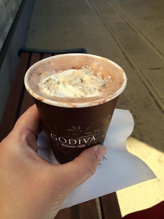 GODIVA（ゴディバ）&nbsp;ドリンク&nbsp;ホットショコリキサー
ミルクチョコレート プラリネトリュフ（軽井沢・プリンスショッピングプラザ）