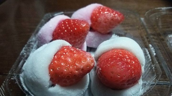 口福堂(コウフクドウ) 大福 いちご大福(こしあん、粒あん)