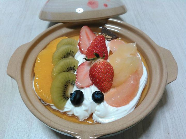 マツキ&nbsp;プリン&nbsp;土鍋プリン フルーツ