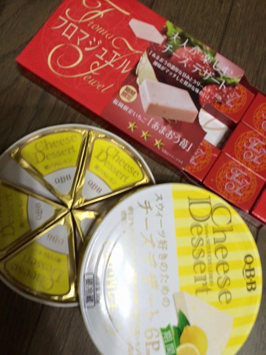 スーパー・コンビニ・その他 チーズ・フロマージュ フロマジュエル あまおう苺、チーズデザート 瀬戸内レモン