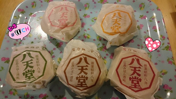 ながの東急百貨店（ナガノトウキュウヒャッカテン）&nbsp;パン&nbsp;八天堂クリームパン（カスタード、チョコレート、ストロベリー、小豆、抹茶、生クリーム）