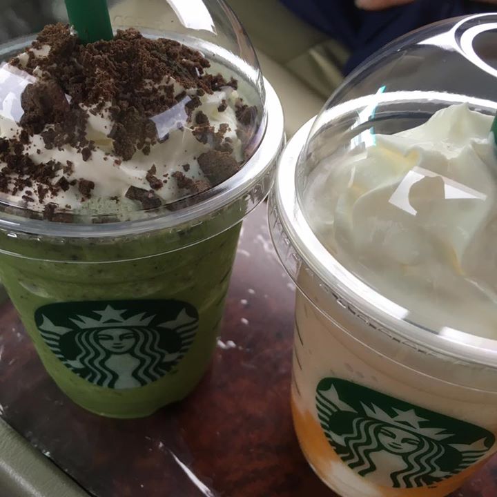 スターバックス コーヒー ジャパン(Starbucks Coffee Japan) 期間限定 チョコレート ブラウニー 抹茶 クリーム フラペチーノ、カンタロープメロン&クリームフランペチーノ