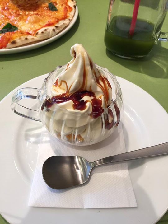 パステルイタリアーナ アイス・ジェラート 黒蜜がのったアイス