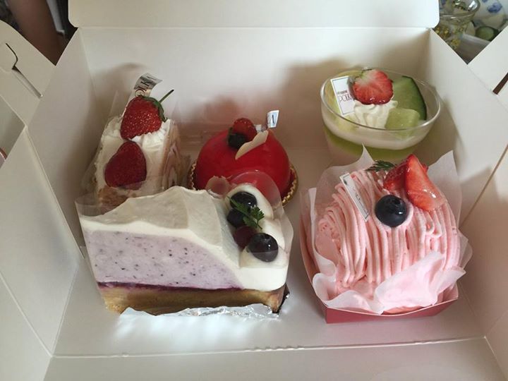 菓子工房POLKA(ポルカ) ケーキ・タルト 苺のモンブラン、メロンのケーキ、ブルーベリーのケーキ、いちごのケーキ他