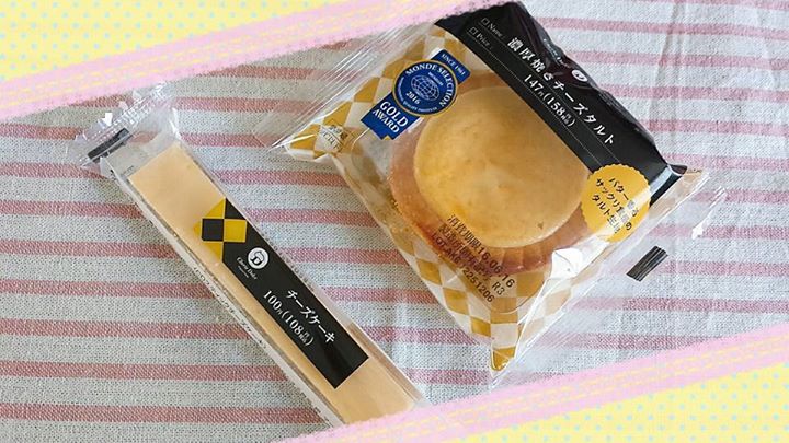 サークルＫサンクス&nbsp;ケーキ・タルト&nbsp;濃厚チーズタルト、スティックのチーズケーキ