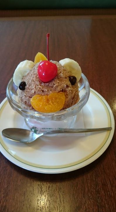 ロイヤルホスト&nbsp;かき氷・フラッペ&nbsp;こぐま ミルクティ味