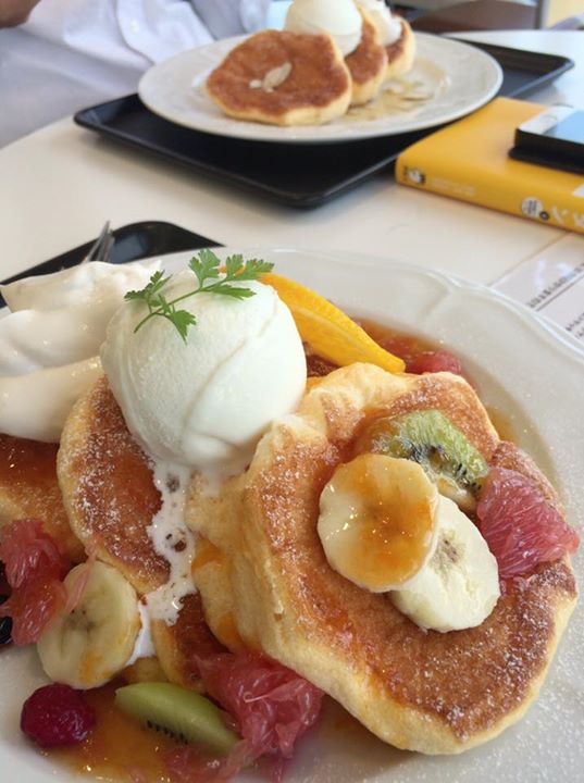 カフェことのは&nbsp;パンケーキ&nbsp;ふわふわのパンケーキ