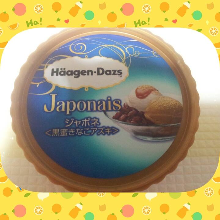 セブンイレブン&nbsp;アイス・ジェラート&nbsp;ハーゲンダッツ ジャポネ 黒蜜きなこアズキ