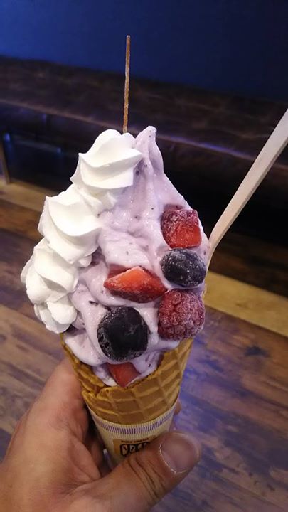Vege Sweets Cafe CHILL OUT&SOFT CREAM畑(チルアウト アンド ソフトクリーム ハタケ) アイス・ジェラート ブルーベリーベリー