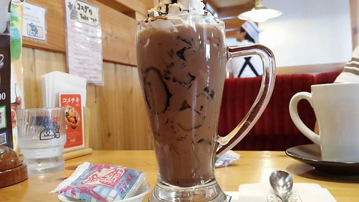 コメダ珈琲店(コメダコーヒーテン) ドリンク,かき氷・フラッペ カフェモカジェリコ、かき氷コーヒー